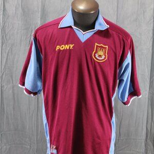 West Ham United Jersey (VTG) - 1997 Home Jersey by Pony - Men's Large